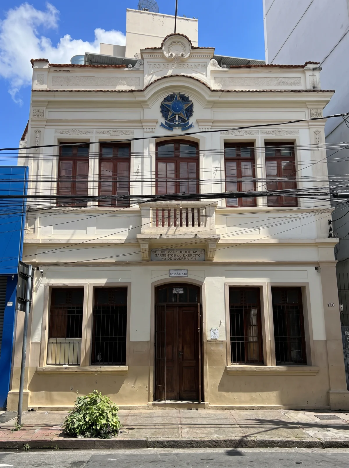 Fachada da Sopa dos Pobres, em Juiz de Fora